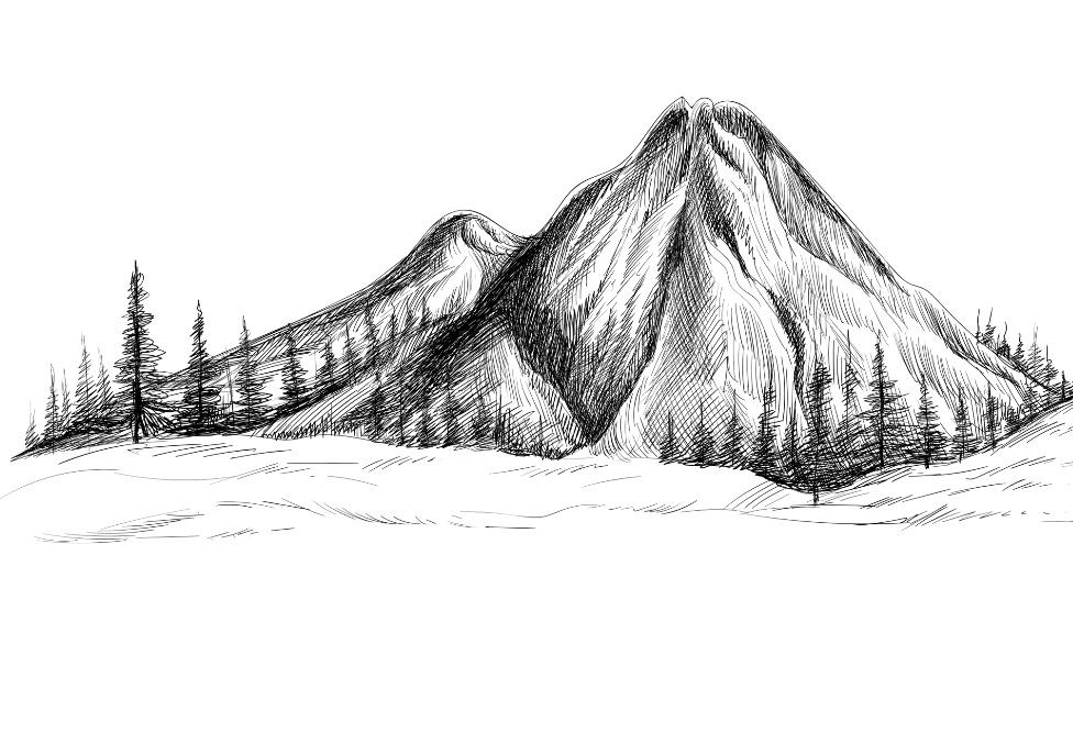 Mountain sketch