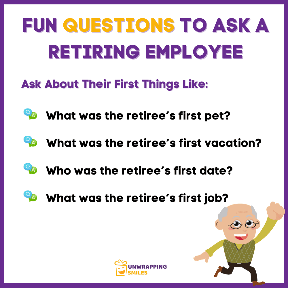 Fun Questions To Ask a Retiring Employee