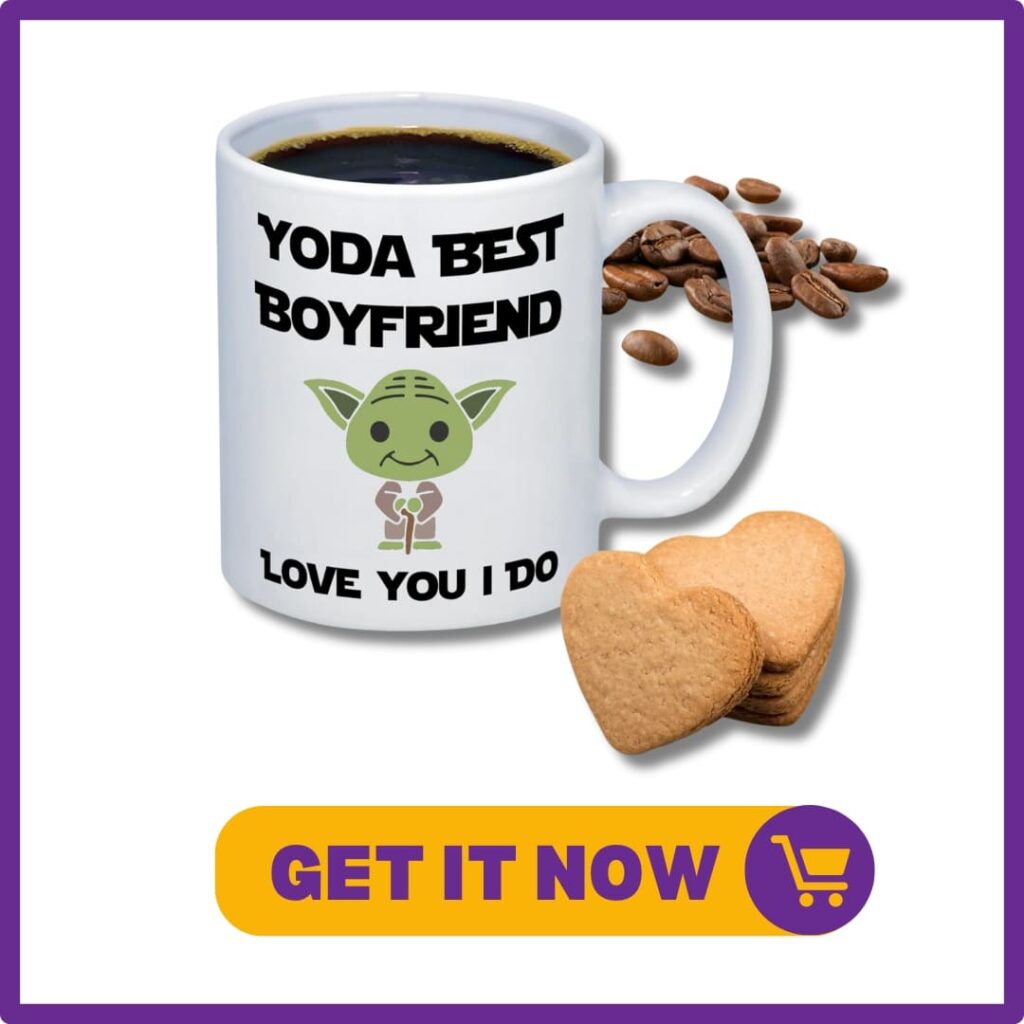 Yoda Best Boyfriend Written Mug