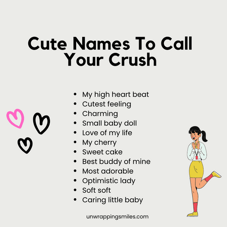 cute names to call your crush