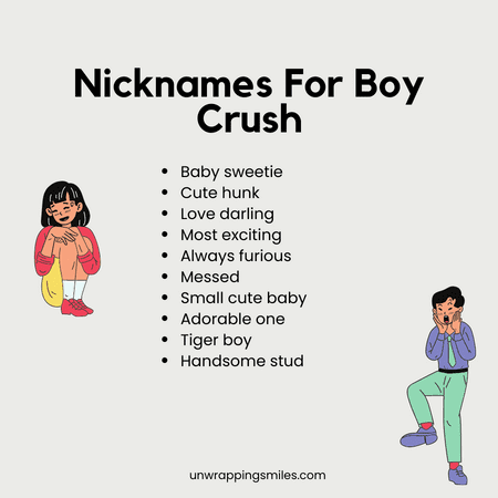 nicknames for boy crush