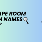 escape room team name ideas