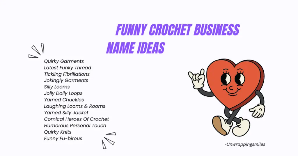 funny crochet business name ideas