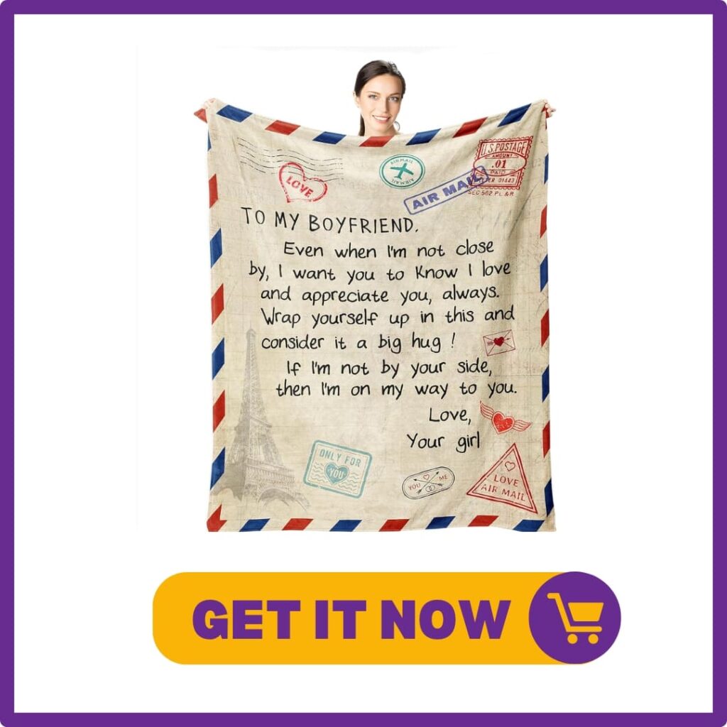 Sentimental Blanket With a Message