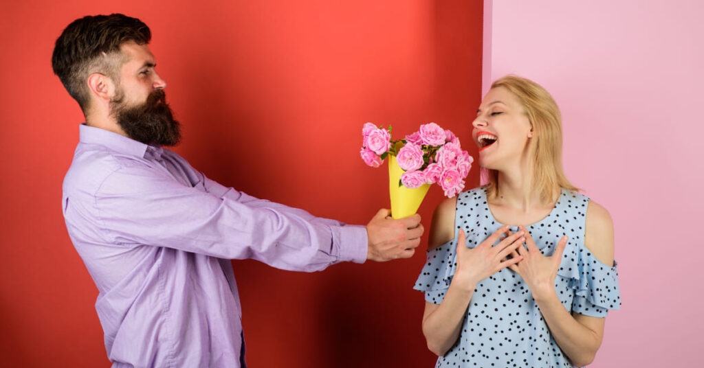 Unsolicited Flower Arrangements From a Guy Carries Symbolism