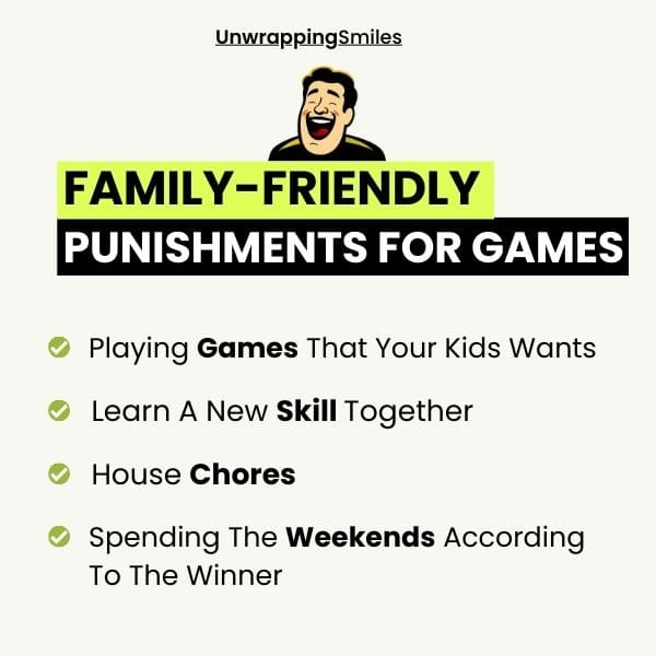 Family Friendly Punishments For Games