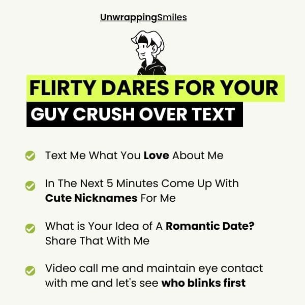Flirty Dares For Your Guy Crush Over Text