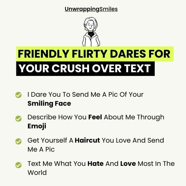 Friendly Flirty Dares For Your Crush Over Text