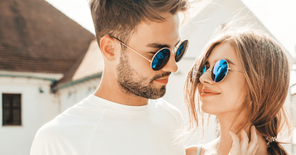 Couples Wearing Matching Sunglasses