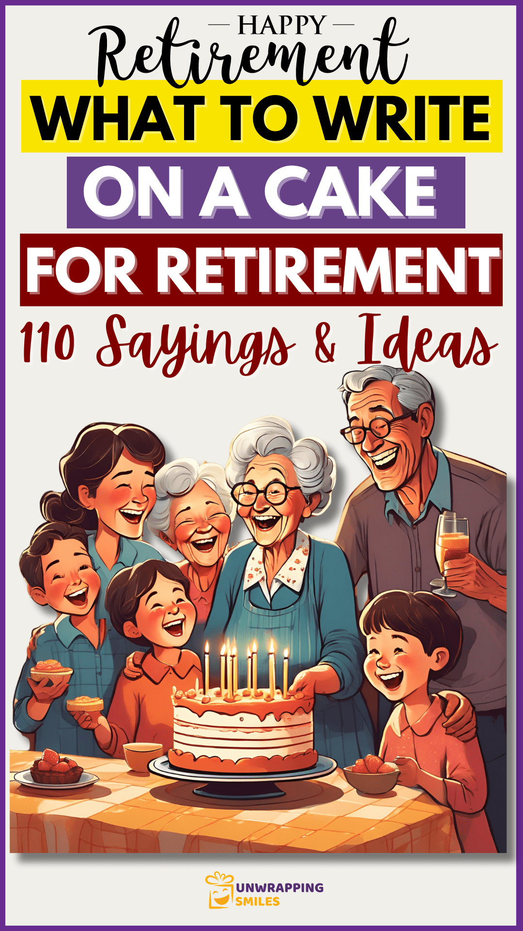 What To Write On a Cake For Retirement