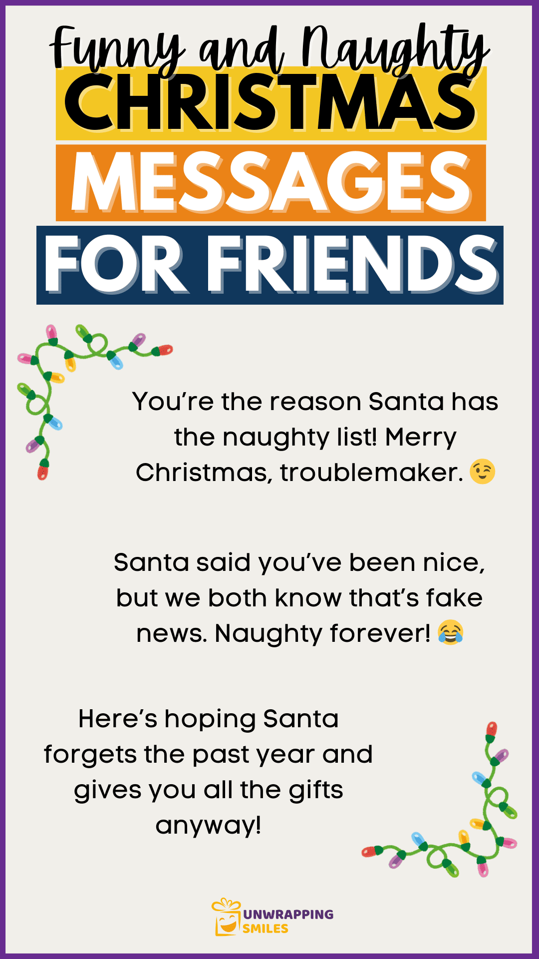 Funny Christmas Wishes For Friends