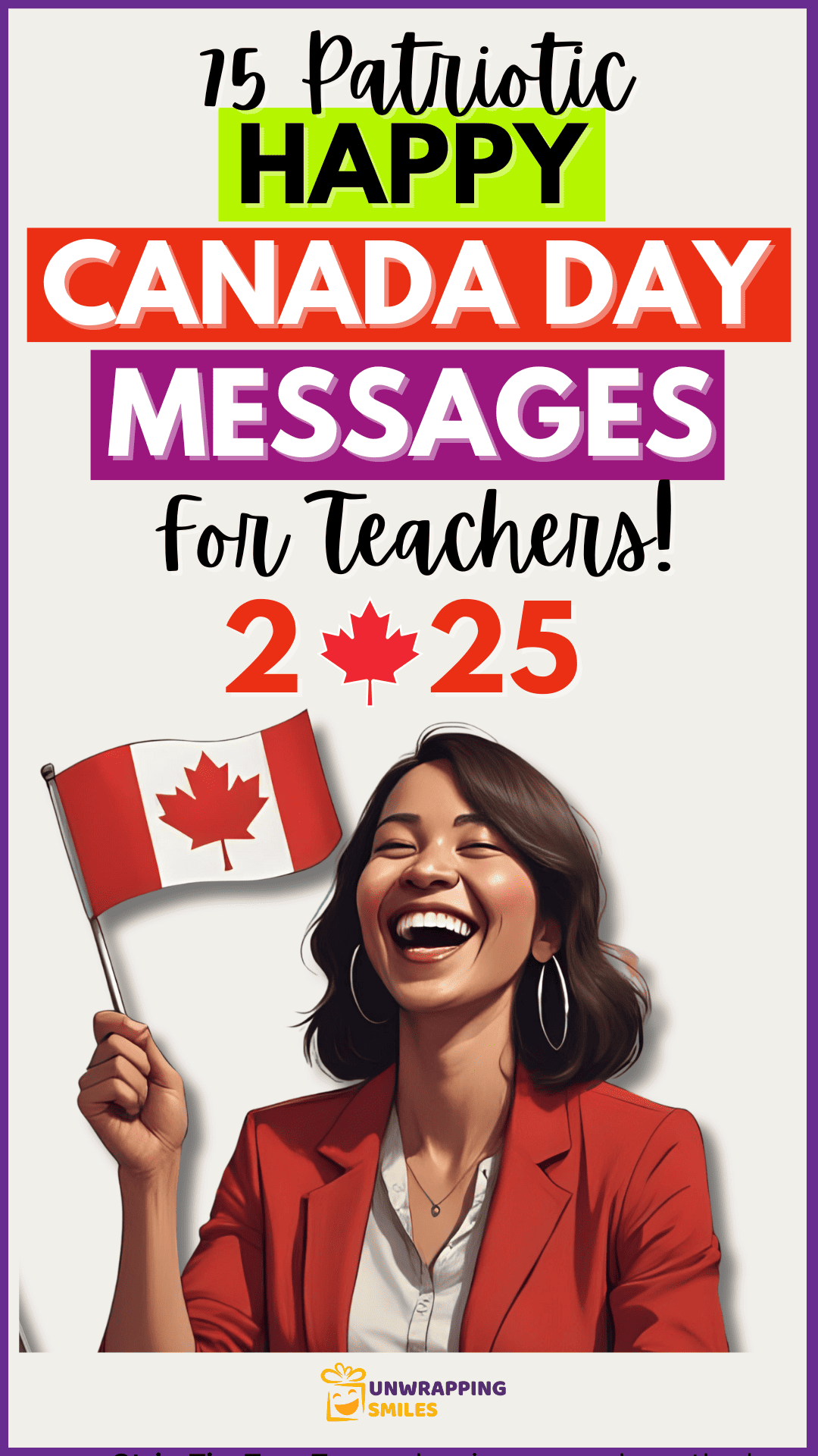 Happy Canada Day Messages For Teachers