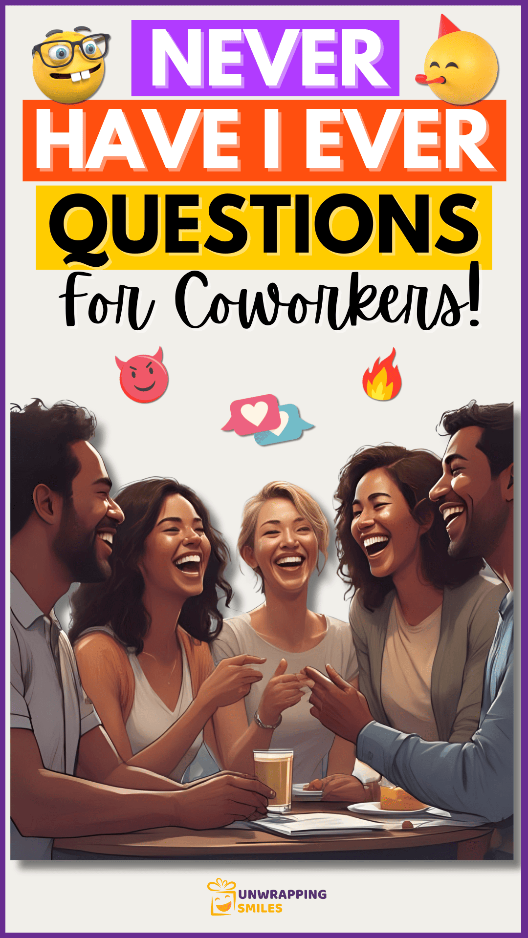 Never Have I Ever Questions For Coworkers
