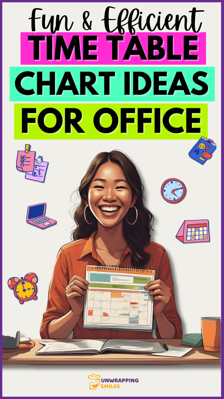 15 Fun Time Table Chart Ideas For Office [To Boost Productivity]