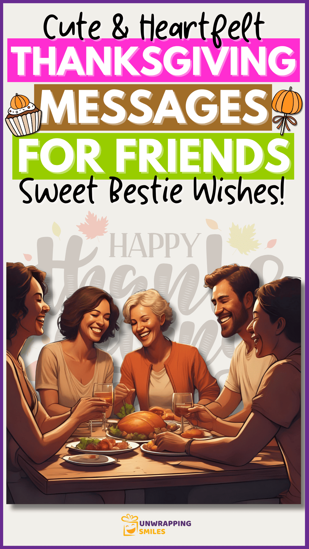 Cute Thanksgiving Messages For Friends