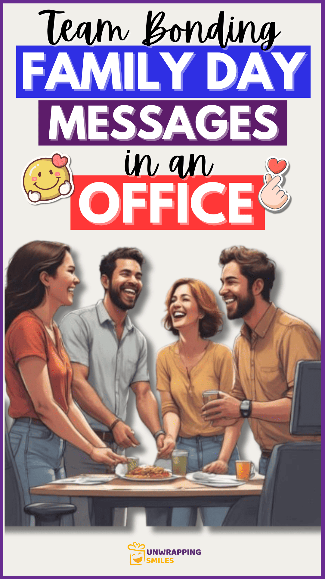 Family Day Messages In an Office
