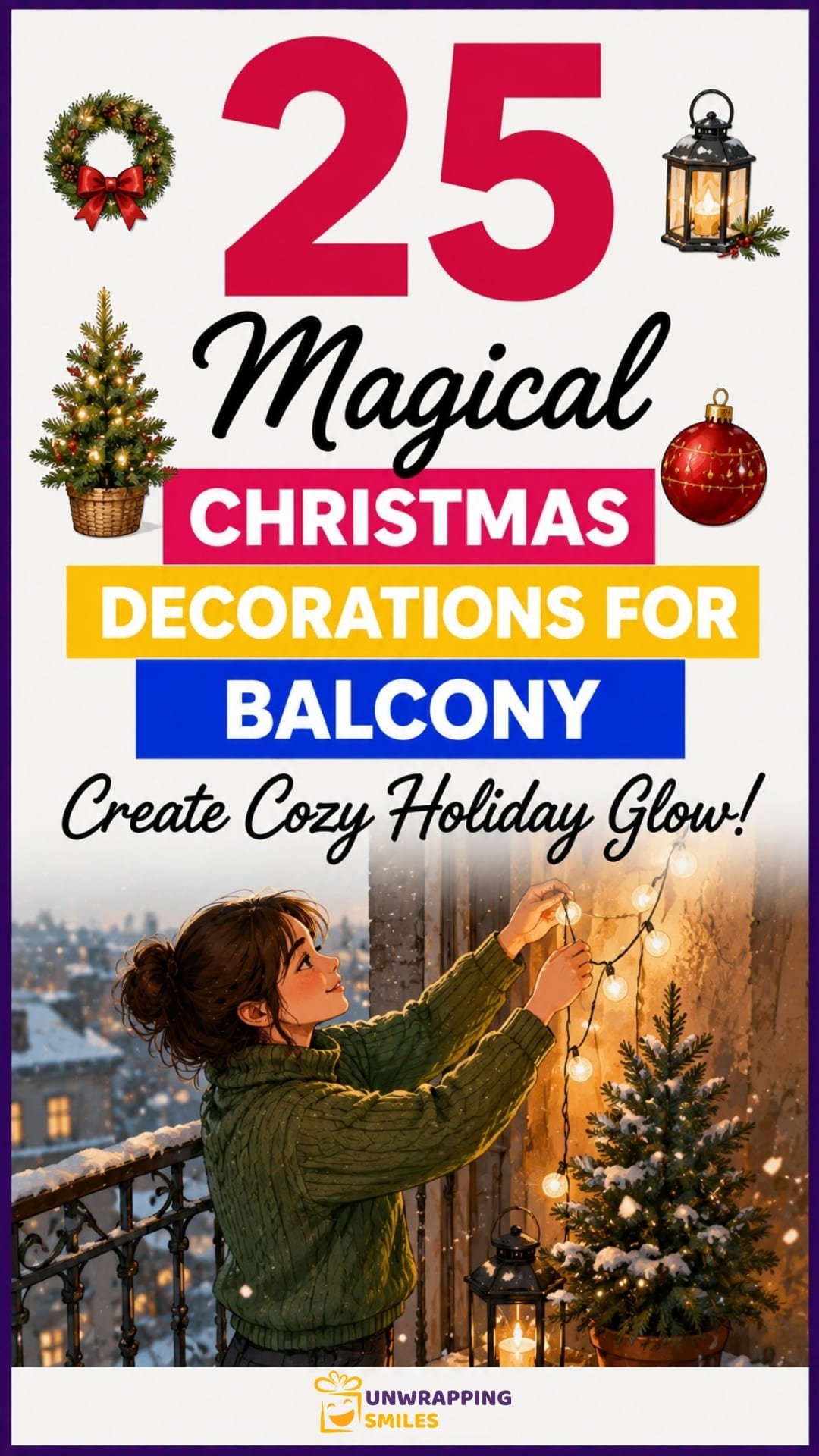 Christmas Decorations For Balcony