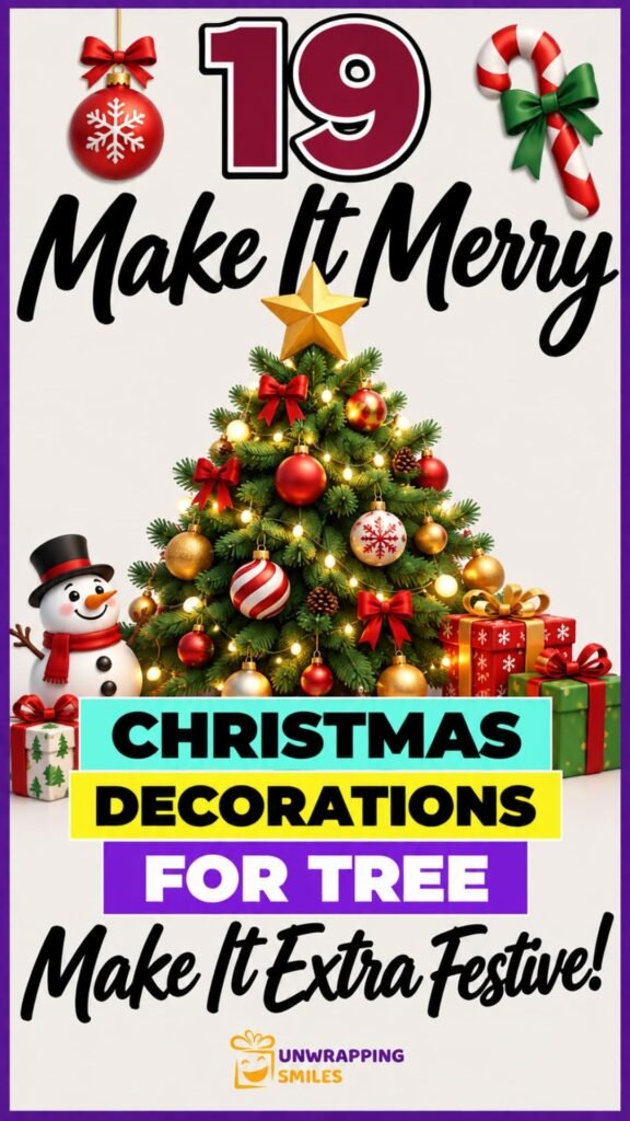 Christmas Decorations For Tree