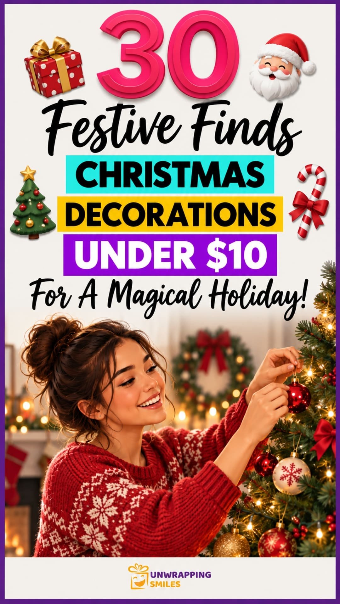 Christmas Decorations Under $10
