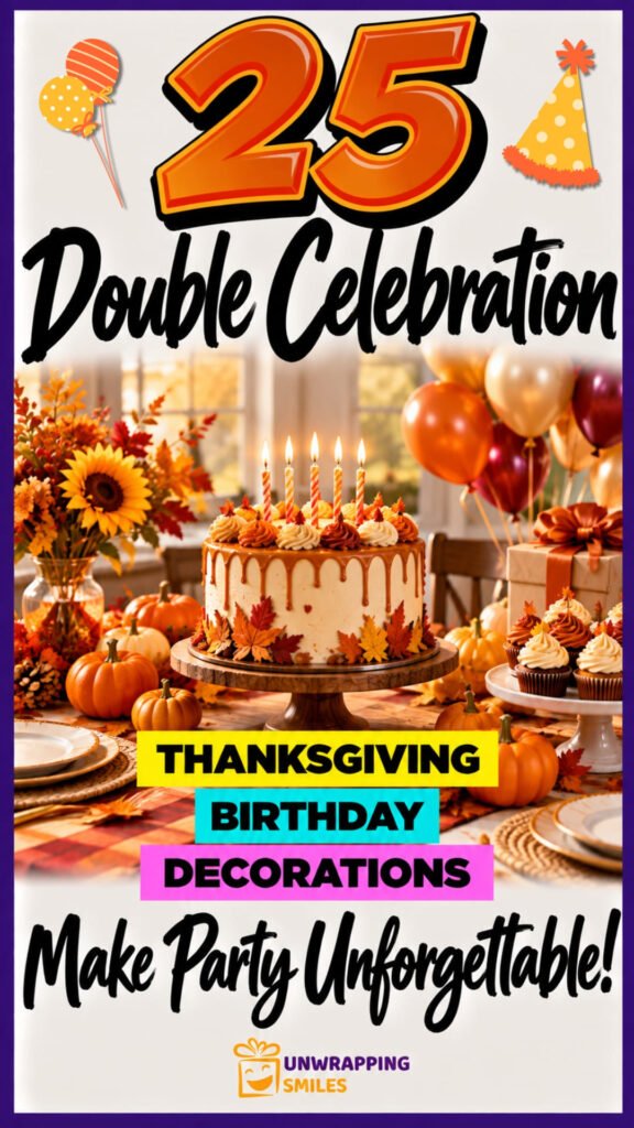 Thanksgiving Birthday Decorations