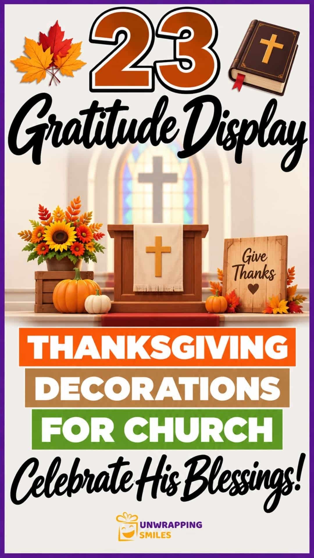 Thanksgiving Decorations For Church