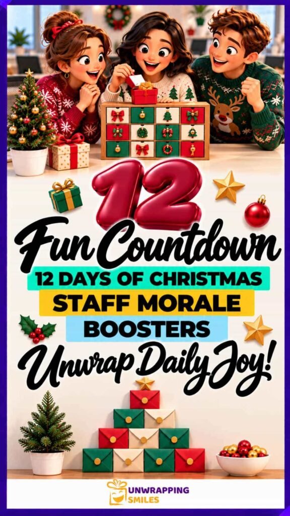 12 Days Of Christmas Staff Morale Boosters