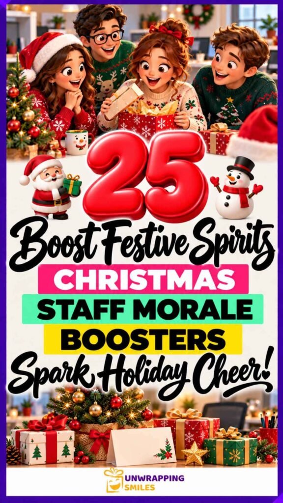 Christmas Staff Morale Boosters
